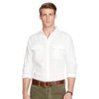 Polo Ralph Lauren Slim-fit Twill Utility Shirt White