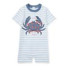 Ralph Lauren Cotton Jersey Graphic Shortall White/bluebell 3m