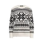 Ralph Lauren Cotton-blend Crewneck Sweater Cream/polo Black