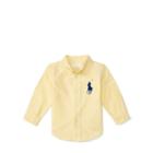 Ralph Lauren Blake Cotton Oxford Shirt Bsr Yellow 6m