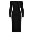 Ralph Lauren Garret Off-the-shoulder Dress Black