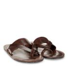 Ralph Lauren Rrl Burnished Leather Flip-flop