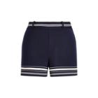 Ralph Lauren Striped Silk Short Bright Navy/cream