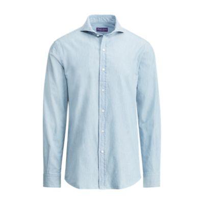 Ralph Lauren Keaton Tailored Chambray Shirt Bermuda Wash