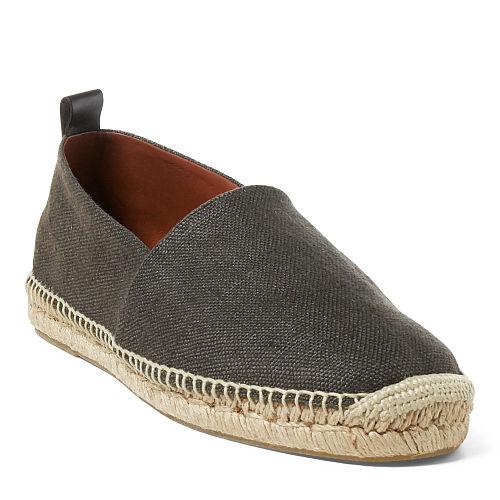 Ralph Lauren Bowsworth Linen Espadrille Olive