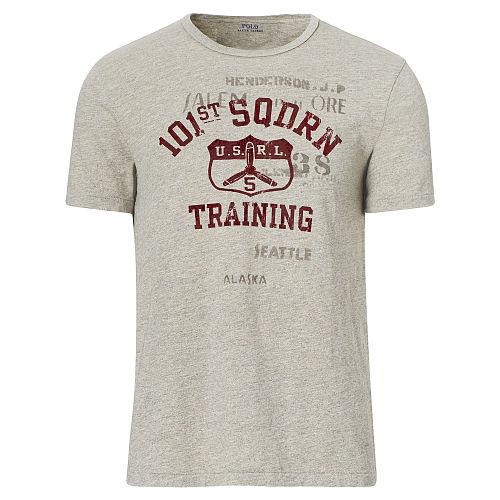 Polo Ralph Lauren Custom Fit Cotton T-shirt Flatiron Heather