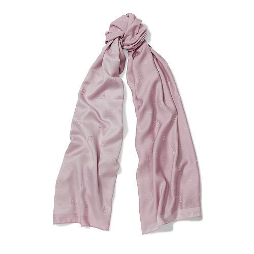 Ralph Lauren Rl Silk-wool Scarf Peony