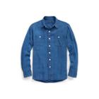 Ralph Lauren Classic Fit Linen Workshirt Indigo Star