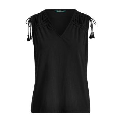 Ralph Lauren Cotton Jersey Tank Polo Black Mp