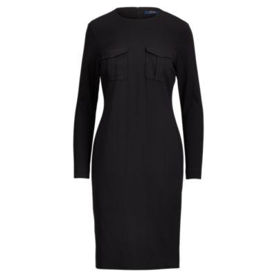 Ralph Lauren Slim Fit Stretch Cady Dress Polo Black