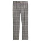 Ralph Lauren Glen Plaid Silk Trouser Black/white