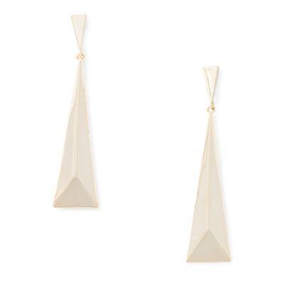 Ralph Lauren Geometric Drop Earrings Gold