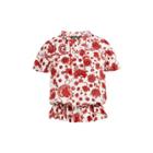 Ralph Lauren Ruffle-hem Top Soft White Multi