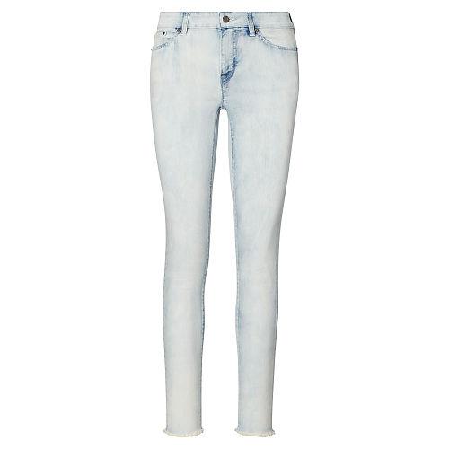 Ralph Lauren Lauren Premier Skinny Cropped Jeans Blue Haze Wash
