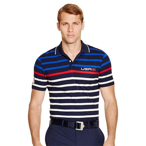 Ralph Lauren Polo Golf Us Ryder Cup Active-fit Polo French Navy Multi