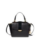 Ralph Lauren Vachetta-suede Madelyn Satchel Black