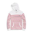 Ralph Lauren Soft-touch Hooded T-shirt White/ralph Red