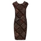 Ralph Lauren Lauren Geometric-print Jersey Dress