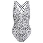 Ralph Lauren Floral Crocheted One-piece Wht