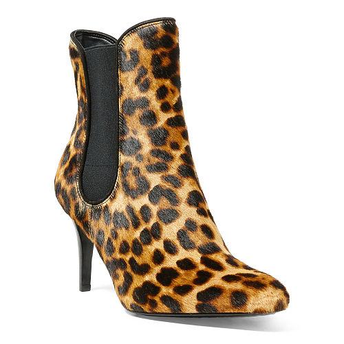 Ralph Lauren Lauren Pashia Ii Haircalf Bootie Leopard