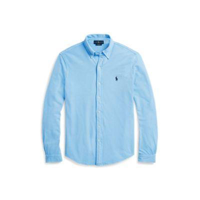 Ralph Lauren Featherweight Mesh Shirt Nantucket Blue 3x Big