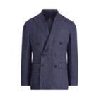 Ralph Lauren Morgan Glen Plaid Sport Coat Blue And Black