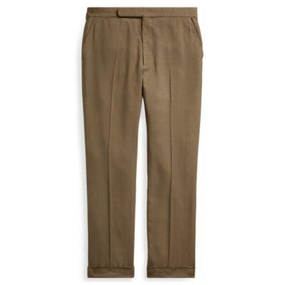 Ralph Lauren Straight Fit Gabardine Trouser Olive