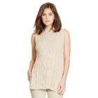 Polo Ralph Lauren Cable-knit Sleeveless Tunic Amber Grain
