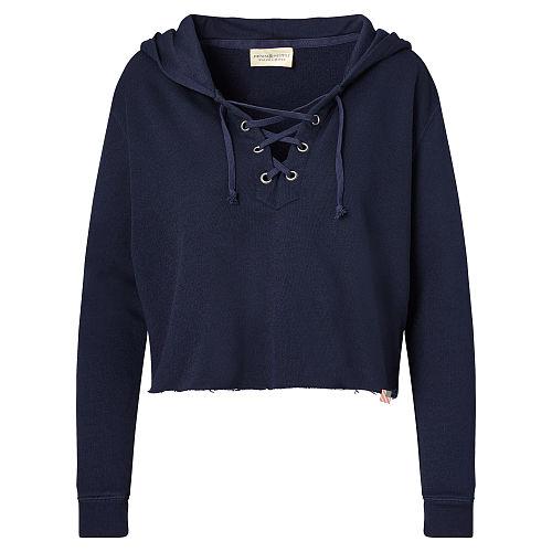 Ralph Lauren Denim & Supply French Terry Lace-up Hoodie Navy