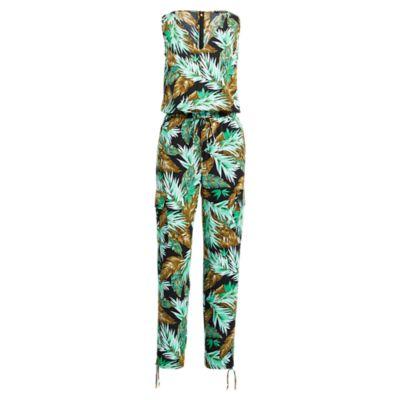 Ralph Lauren Crepe Jumpsuit Black Multi