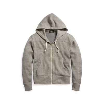 Ralph Lauren Cotton-wool Hoodie Light Grey Heather