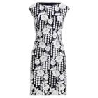 Ralph Lauren Floral Lace Dress Navy/white