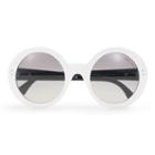 Ralph Lauren Round-eye Sunglasses White/black