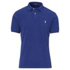 Polo Ralph Lauren Slim Fit Weathered Mesh Polo Yale Blue