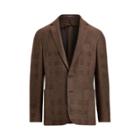 Ralph Lauren Patchwork Sport Coat Brown And Dark Taupe
