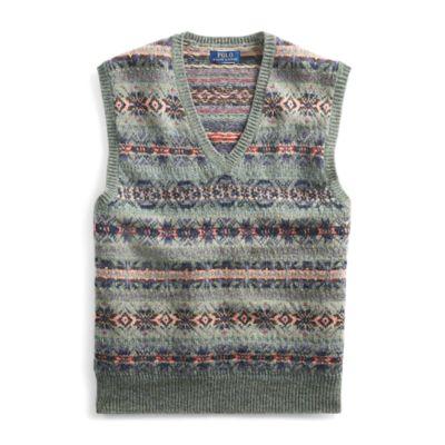 Ralph Lauren Fair Isle Wool-blend Vest Lovette Multi