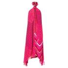 Ralph Lauren Shibori-dyed Silk Halter Dress Aruba Pink Multi