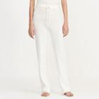 Ralph Lauren Lauren Knit Cotton-blend Pant Ivory