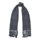 Ralph Lauren Lauren Honeycomb Wool-blend Scarf Salt & Pepper