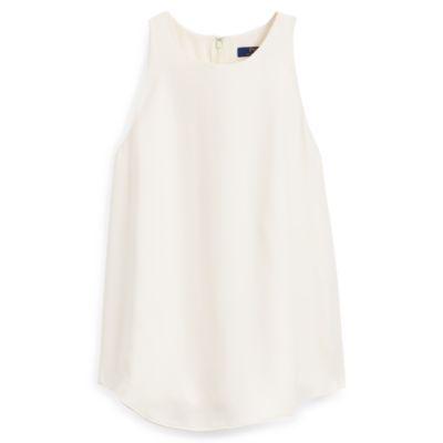 Ralph Lauren Twill Sleeveless Top White