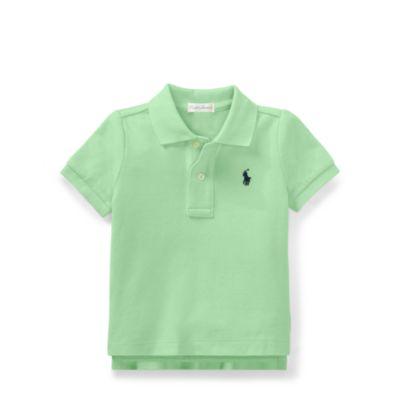 Ralph Lauren Cotton Mesh Polo Shirt New Lime 3m