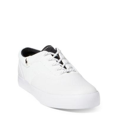 Ralph Lauren Vernon Mesh Low-top Sneaker White
