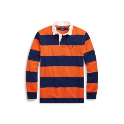 Ralph Lauren The Iconic Rugby Shirt College Orange/newport Na