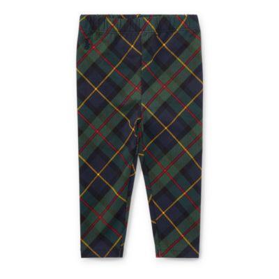 Ralph Lauren Plaid Stretch Jersey Legging Red/navy Multi 3m