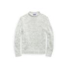 Ralph Lauren Cashmere Rollneck Sweater Light Grey Heather Multi