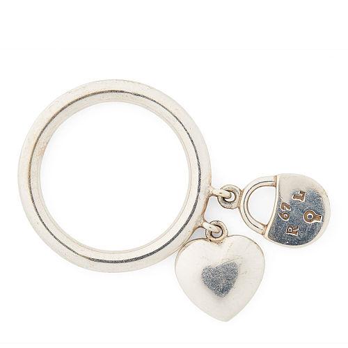 Ralph Lauren Heart-lock Charm Ring