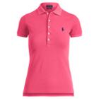 Polo Ralph Lauren Skinny Stretch Mesh Polo Shirt Raspberry Ice