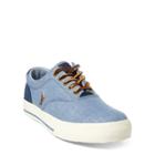 Ralph Lauren Vaughn Canvas Sneaker Blue/indigo