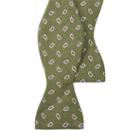 Polo Ralph Lauren Neat Linen Bow Tie Green