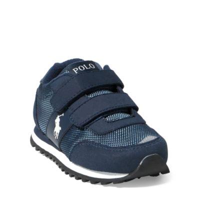 Ralph Lauren Zaton Faux-suede Ez Sneaker Navy